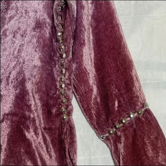 Vintage Geeta Rayon Smock, Hand-Studded - Picture 3 of 9